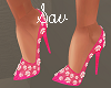 Pink Flower Heels
