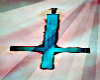 ::Aqua Inverted Cross::