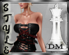 Corset-Top Black-Red DM*