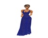 A;s Blue Sparkle Dress