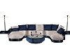 ~LL~BLUE MODERN SOFA SET