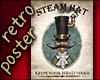 Steam Hat Poster