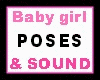 Baby poses & sound /Girl