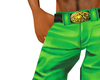 green long pant