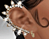 Ice Queen Earrings Gold