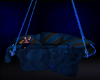 Twisted Blue Hanging Bed