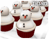 ☃ Snowman Cupcakes