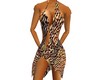 sexy short leopard dress