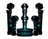 TEAL WATERFALL 