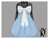 K - Blue Puffy  Dress