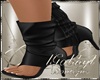 Lita Black Open Boots