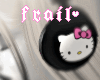hello kitty 🖤 headset