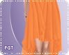 ✿| Orange skirt