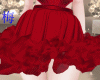 梅 glam red skirt