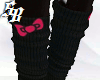 black hello kitty socks