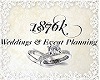1876k Weddings Logo