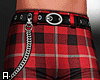 Plaid Pants + Chain M