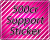 500cr Sticker