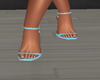 Teal Mini Heels