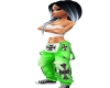 green iron cross bibbs
