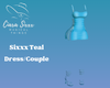 Sixxx Teal Dress/Couple