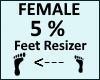Feet Scaler 5% Female