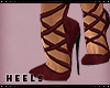 VDAY: red lace heels