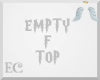 EC| EmptyDerivable F Top
