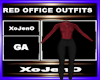 RED OFFICE OUTFITS