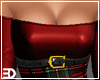 Christmas Red Plaid Gown