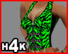 H4K - Halter Zebra Green