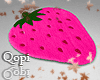 Deep Pink Strawberry Rug