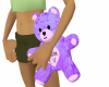 EG Purple Love U Bear
