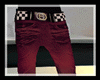 [QY]  Pants Red 3