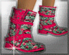 BOOTS FASHION FLOWERS