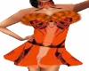 [KC]Orange Mini Dress