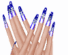 Bun! Snowflake Nails