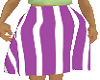 skirt purple stripes