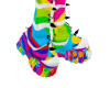 colorful shoes