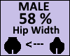 Hip Scaler 58% Male