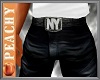 P~New York leather pants