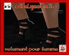 WE! Heels Black Hot
