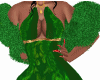 V2 Green Faux Fur