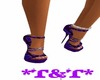 *T&T* purple heels