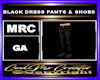 BLACK DRESS PANTS & SHOE