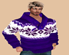 Xmas Purple Sweater