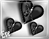 ♣ Float Black Hearts