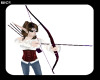 Purple Bow/Arrows