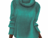 E* Sweater /turquoise