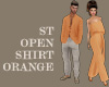 ST OPEN SHIRT ORANGE